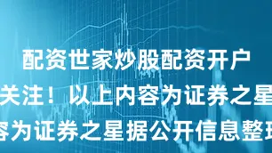 配资世家炒股配资开户感谢您的关注！以上内容为证券之星据公开信息整理
